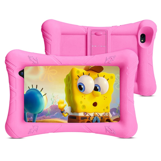 7" Inch Children Kids Learning Educational Tablet Android Tablet PC With Education Software and App Support Customized Brand