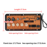 Fabrication D60-Dis 60W Haut-parleur Système audio Bluetooth Mélangeur numérique de puissance Amplificateur de basses puissantes pour l'extérieur