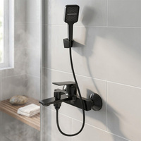 Meilleures ventes Robinet de baignoire à cascade en laiton de luxe Ablution mural Robinets de douche