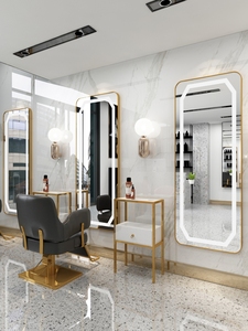 <span class=keywords><strong>Espejo</strong></span> de arco de maquillaje con luces <span class=keywords><strong>led</strong></span>, <span class=keywords><strong>espejo</strong></span> de pared de salón con marco dorado, <span class=keywords><strong>espejo</strong></span> de baño con sensor inteligente - Product Image 3