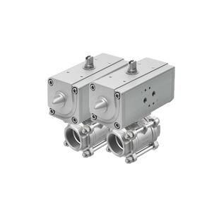 Actuador de Válvula de Bola Festo VZBA-11/2 GG-63-T-22-F0507-V4V4T-PP60 de 2 Pulgadas, Acero al Carbono, Temperatura Normal - Product Image 1