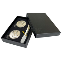 Pierres de refroidissement de liqueur de whisky, ensemble de pièces de monnaie en argent personnalisé, boîte-cadeau rouge en acier inoxydable, whisky glace en métal, Dollar, nouveau