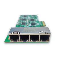 Carte réseau interne multi-Gigabit 4 ports Intel WGI211AT 1GbE, interface Ethernet filaire pour ordinateur de bureau, carte LAN PCI Express pour serveur PC