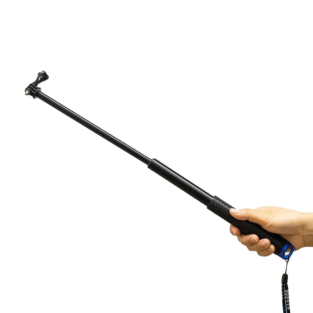 Slamoe Extendable 36 Inch Waterproof Monopod Selfie Stick for Go pro 7 6 5 4 3 SJ4000 Action Camera