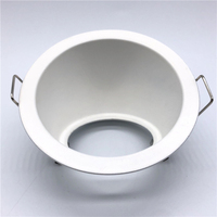 Spot encastré halogène 7W à grille anti-éblouissement en aluminium G5.3 de 75 mm, design moderne, culot GU10, blanc neutre 4100K, IP20