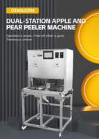 Commerciële appel- en perenhuid verwijderingsmachine, multifunctionele ronde fruit schilmachine voor appels, peren, tomaten en kiwi's.