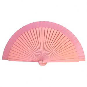 Abanico de Madera de Color Sólido Español, Abanico Plegable de Bambú Chino Portátil, Regalos de Boda para Invitados, Decoración de Fiestas, Abanico de Arte y Danza - Product Image 4