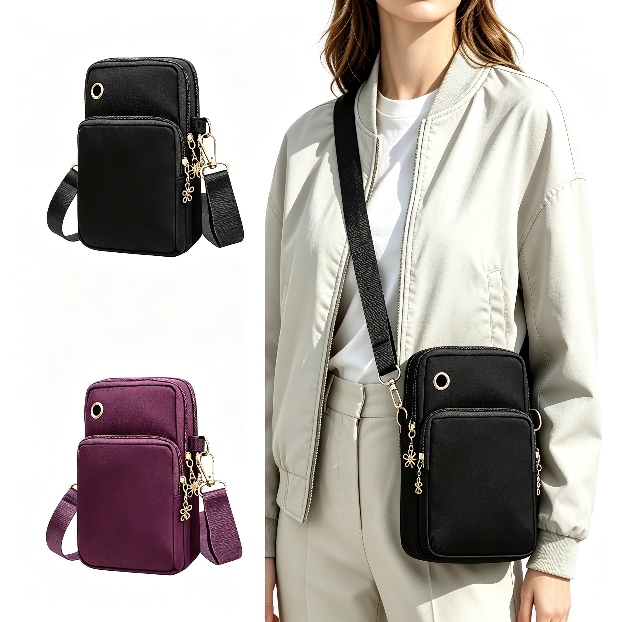 Durable Travel Crossbody Bag
