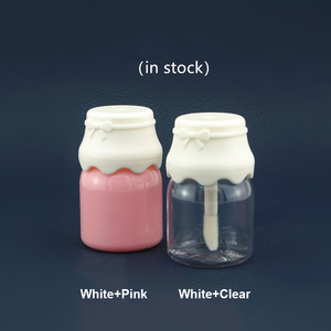 <span class=keywords><strong>Mini</strong></span> botella de leche botella de claro lindo brillo de labios contenedor 8ml hermosa rosa muestra gratis niños tubo de brillo de labios - Product Image 6
