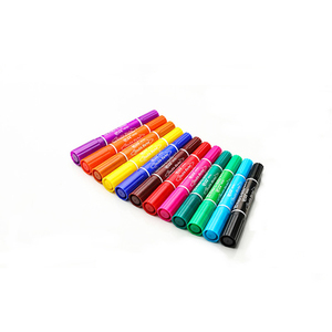 Customized logo 20 Colors Optional Double Headed Art Painting Markers School Student <b>Office</b> Use Multi Color Marker - Product Image 1