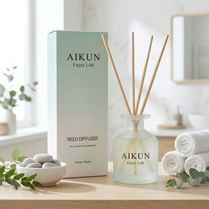 Difusor <span class=keywords><strong>de</strong></span> Aromas Aikun Moderno y Decorativo, <span class=keywords><strong>de</strong></span> Larga Duración, con Varillas <span class=keywords><strong>de</strong></span> Fibra y Vidrio Transparente, para Dormitorio, Venta al Por Mayor - Product Image 1