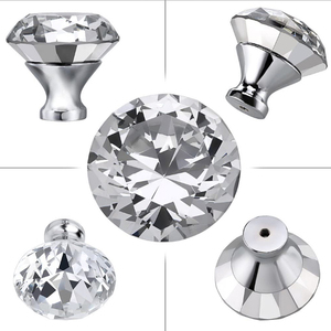 Poignée <span class=keywords><strong>de</strong></span> meuble et <span class=keywords><strong>de</strong></span> <span class=keywords><strong>porte</strong></span> en cristal personnalisable en gros pour la <span class=keywords><strong>cuisine</strong></span>, pour armoires et tiroirs - Product Image 1