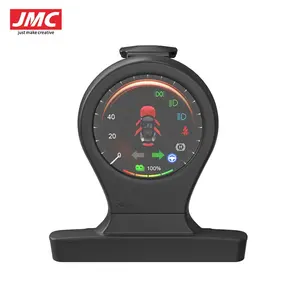 JMC Dashboard mobil tampilan dekorasi instrumen mobil bermain dasbor mobil standar nirkabel pengisian motor Digital Speedometer