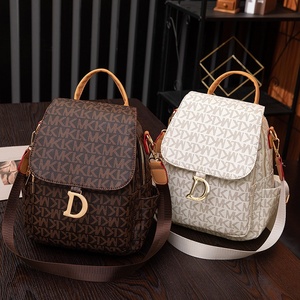 Nouvel Arrivage Transfrontalier <span class=keywords><strong>Sac</strong></span> à Dos Zippé Grande Capacité Polyvalent et Élégant pour <span class=keywords><strong>Femme</strong></span>, <span class=keywords><strong>Sac</strong></span> de <span class=keywords><strong>Voyage</strong></span> Décontracté Imprimé Minimaliste - Product Image 3