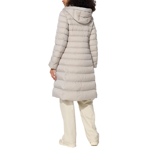Nouveautés Manteaux longs d'hiver en duvet léger et surdimensionné pour femmes Doublure antistatique avec logo personnalisé. Enlever les vestes à capuche pour femmes - Product Image 6