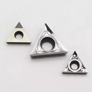 Plaquettes de tournage en aluminium TCMT 16T304 pour l'usinage de petits trous internes, pointes en carbure polies haute vitesse pour cuivre et plastique - Product Image 1