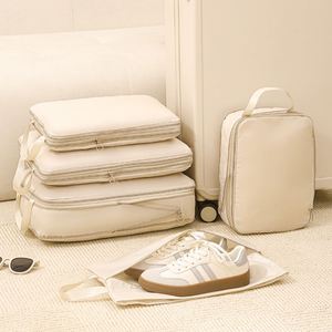 Lot de 4 sacs de rangement compressibles pour voyage, valise, armoire, vêtements et couettes - Product Image 1