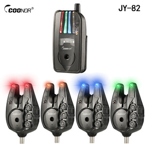 Set di avvisatori acustici wireless JY-82 per la <span class=keywords><strong>pesca</strong></span> alla carpa con ricevitore, indicatore di abboccata a LED impermeabile per la <span class=keywords><strong>pesca</strong></span> notturna - Product Image 5
