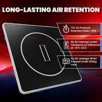 Tapis de lutte gonflable personnalisé 3m x 3m en PVC, tapis d'entraînement pliable pour BJJ, MMA, Judo, Boxe, Grappling, intérieur/extérieur