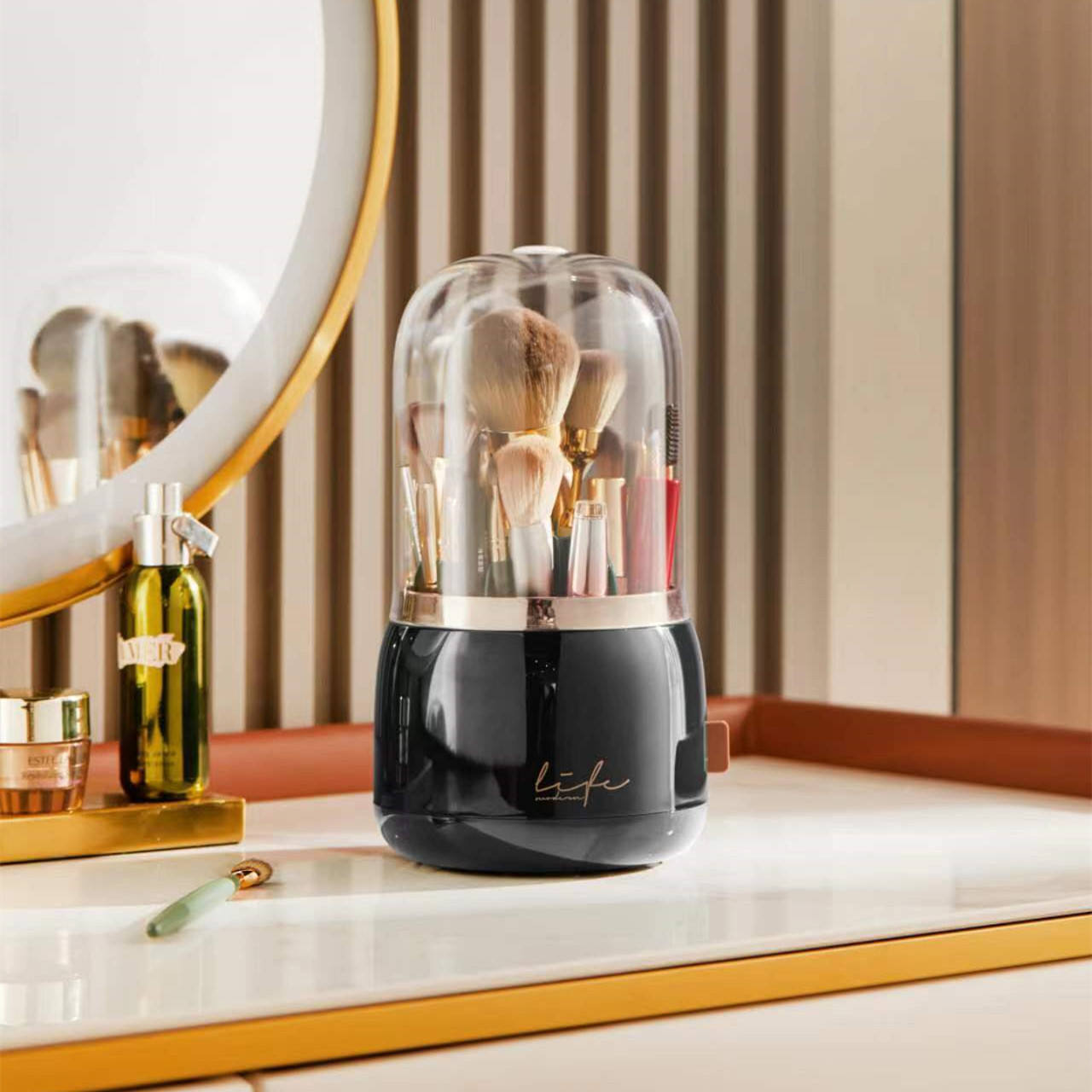 Cas de maquillage noir