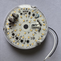 Plaque PCB LED Dimmable Haute IRC Ra90 100mm 18W 120V Sans Scintillement, Remplacement de Luminaire Circulaire pour Ventilateurs de Plafond Américains