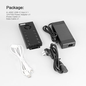 Sipolar A-400C 10 Port Type <strong>c</strong> <strong>Hub</strong> 120W Portable <strong>Power</strong> Station Industrial <strong>Usb</strong> <strong>Hub</strong> - Product Image 5