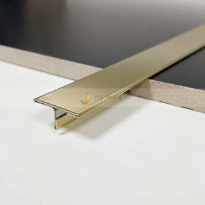 LL140 304 T-Shaped Stainless Steel Durable Waterproof <b>Tile</b> Trim Customized Modern Decoration Apartment Flooring Accessories - Product Image 5