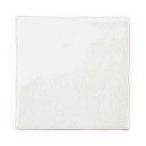 Piastrella Bianca Marocchina 10x10 Cm 8 Mm Lucida con Bordi Irregolari - Product Image 4