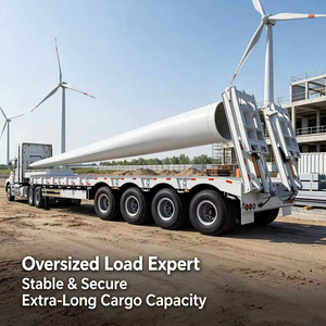 Semirimorchio a Collo d'Oca Affidabile e Durevole da 40 Tonnellate a 3 Assi per Container, per Progetti di Costruzione e Logistica nel Sud-est Asiatico - Product Image 1