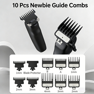 Set Regolabarba e Tagliacapelli Multifunzione in Metallo per <span class=keywords><strong>Uomo</strong></span>, Ricaricabile USB, Senza Fili, per Hotel - Product Image 2