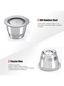 Set di 1 Capsula per Macchina NESPRESSO, Sistema di Filtrazione Mini in Acciaio Inox 304 di Grado Alimentare, Gusto Dolce, per Caffè - Product Image 4