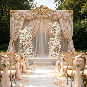 Newest Wedding Decoration Flower background <b>Artificial</b> Silk Flower Decoration Wedding backdrop Decoration - Product Image 3