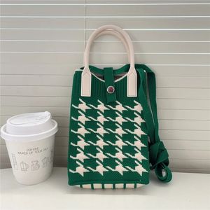 <span class=keywords><strong>Bolso</strong></span> Bandolera de Punto <span class=keywords><strong>para</strong></span> Teléfono <span class=keywords><strong>Celular</strong></span> <span class=keywords><strong>para</strong></span> Mujer, <span class=keywords><strong>Bolso</strong></span> de Hombro Coreano <span class=keywords><strong>para</strong></span> Teléfono Móvil, <span class=keywords><strong>Bolso</strong></span> de Mensajero de Ganchillo con Cierre de Botón - Product Image 2