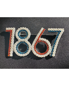 Broche de solapa de cristal personalizado con el logo de los equipos 1867 Alabama State, 1877 Jackson State, 1891 Delaware State, 1881 TU y 1867 <span class=keywords><strong>Morgan</strong></span> - Product Image 5