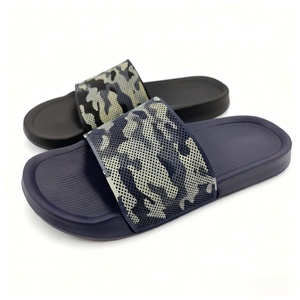 Mens Platform Fashion Camouflage <b>Slide</b> Sandals Perforated Breathable Strap Non Slip Sole Lighted Comfort Summer Beach <b>Pool</b> - Product Image 1