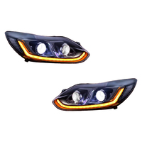 Luz Delantera para Automóvil Ford Focus 2012-2014, Conjunto de Faros LED, Lente Bifocal, Lámpara Delantera, Accesorios en Oferta