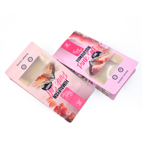 Sachet de stockage de sel anti-humidité à fenêtre transparente, fond plat en plastique, refermable avec fermeture éclair, directement de l'usine