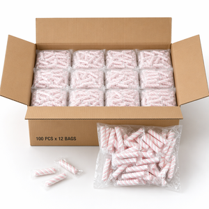 Offerta Speciale ZhaoAnChen: Marshmallow a Spirale Rosa e Bianco Confezionati Singolarmente, Confezione Grande, Durata 18 Mesi - Product Image 6