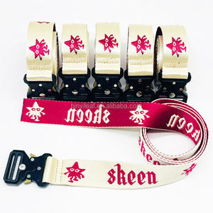 <span class=keywords><strong>Cintura</strong></span> in Tessuto Jacquard Personalizzata con Logo per Uomo, Donna, Ragazza e <span class=keywords><strong>Ragazzo</strong></span>, in Poliestere, Nylon e Tela, per Sci e Moda - Product Image 1