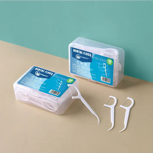 Commercio all'ingrosso monouso biodegradabile stuzzicadenti dentali a buon mercato bastoncini dentali fatti di filo interdentale di carbone di bambù - Product Image 1