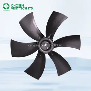 6 blades Plastic Axial Impeller Fan Blade For Air Compressor Air Cooler Radiator