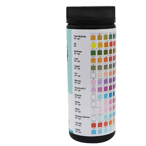 Bộ kiểm tra chất lượng nước 16 trong 1 bao gồm dải Ph Để phân tích độ cứng Bể bơi nước máy và phát hiện Clo - Product Image 1