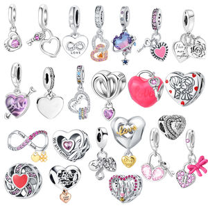 Ribuan liontin perak sterling 925 berkualitas tinggi tersedia, untuk gelang, liontin pohon keluarga, manik-manik grosir - Product Image 6