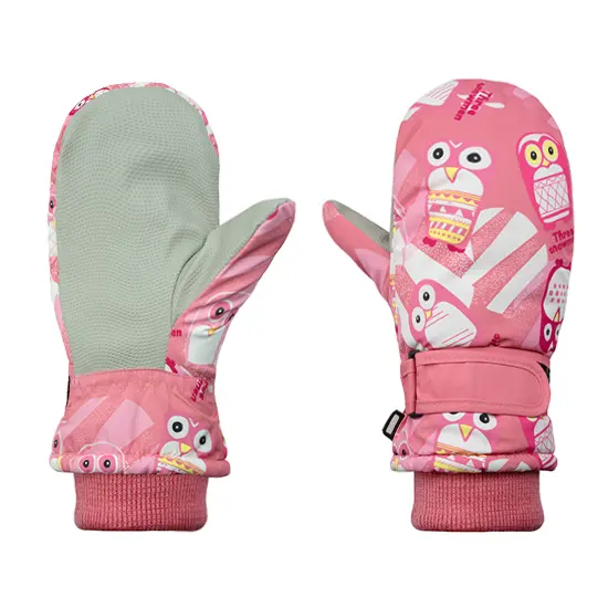Best Quality Wholesale custom Fashion waterproof warm full finger autumn and winter outdoor cycling children's ski gloves
