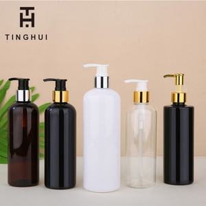 Bouteilles vides de luxe en plastique PET avec pompe pour gel douche, shampoing et après-shampoing pour cheveux – 200, 250, 300, 500, 1000 ml - Product Image 4