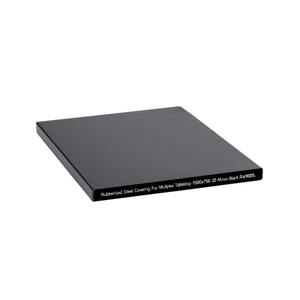 Fami Rubberized Steel Covering For Multiplex Tabletop 1500x750x20 Mm Black Ral9005 - Product Image 3
