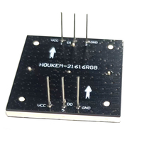 40x40mm 1mm Pixel 16x16 RGB LED Dot Matrix Module avec Digital Poster SDK pour Retail Store Subway & Education