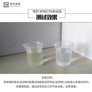 ฟิลเตอร์กรองน้ำถ่านกะลามะพร้าว 253 มม.*70 มม. สำหรับกำจัดตะกรัน - Product Image 5