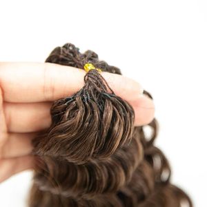 Extensions de cheveux humains Remy au crochet, invisibles, de haute qualité, double trame, personnalisables en ondulations et couleurs, tissage machine double trame - Product Image 3