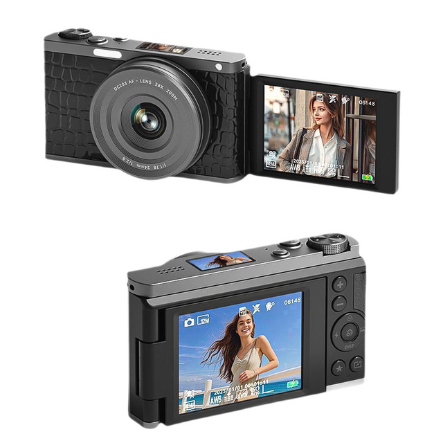 DC203 Waist-Level Viewfinder Mirrorless Digital Camera 4K HD 68-Megapixel Photo Video Recording Entry-Level Model Cross-Border
